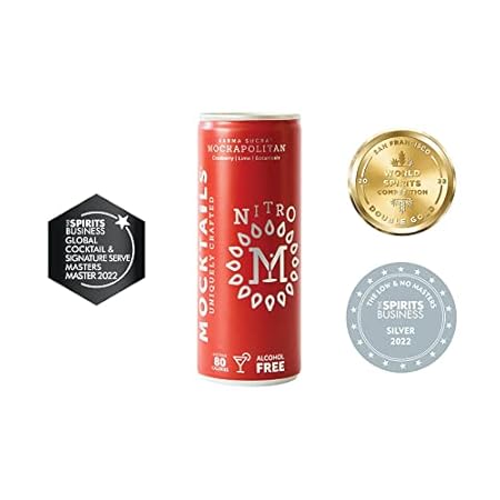 Mocktails Non-Alcoholic Drinks - Cosmopolitan Nitro 12-Pa
