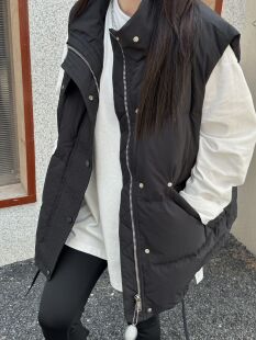 ease the label【羽绒马甲背心】90白鸭绒保暖百搭外套加厚韩版