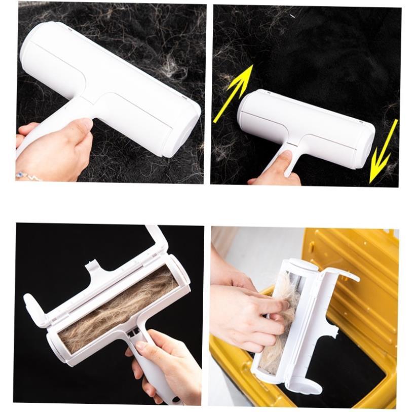 Pet Hair Remover Roller 2-Way Removing Dog Cat Hair From for