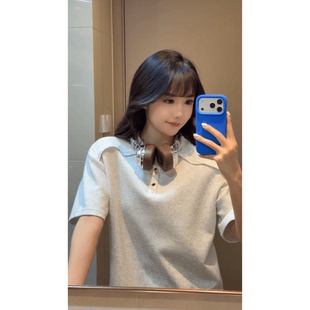 夏季 STA T恤男女解构设计感cleanfit半袖 重磅亨利领短袖 XCC美式