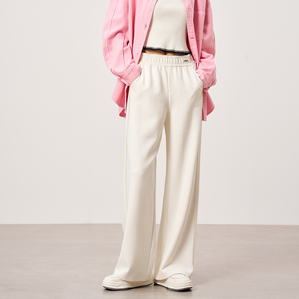 Dekashell/迪卡轩2025春季新款 休闲裤女F255902