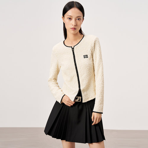 Dekashell/迪卡轩2025春季新款针织衫上衣女F366237