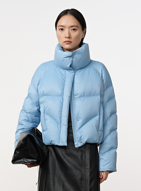 Dekashell/迪卡轩2025冬季新款羽绒服女短款保暖外套