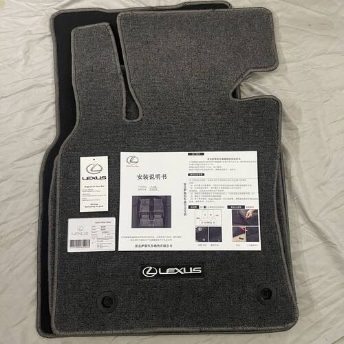 雷克萨斯CT200ES300iS300RX300LS500HNX350GX原厂款汽车脚垫地毯