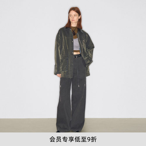 lostinecho多口袋翻领工装外套