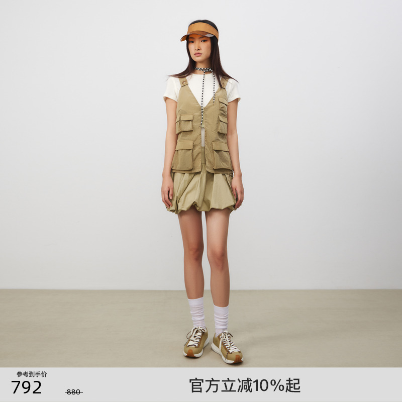 lostinecho多口袋工装户外马甲