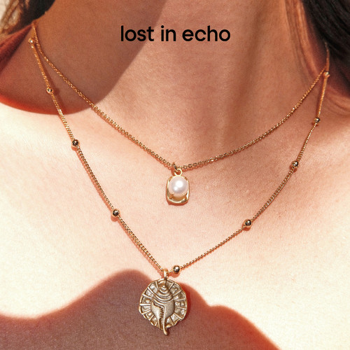 lostinecho度假高级双层项链