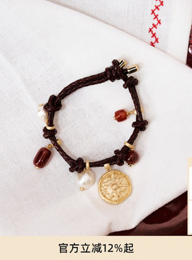 lostinecho天然珍珠玛瑙手链