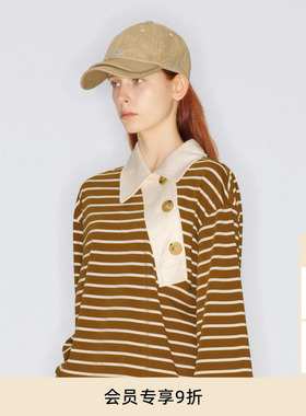 lost in echo2025冬季新款独特个性双层帽檐纯棉刺绣logo棒球帽