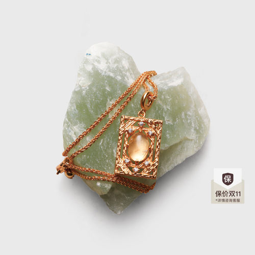 lostinecho蕾丝网格水晶锁骨链