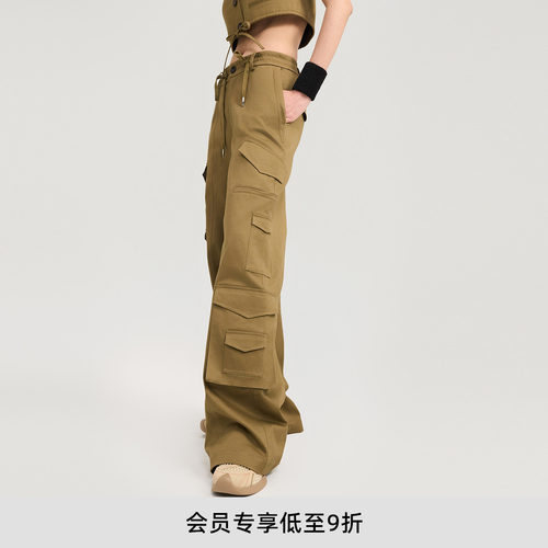 lostinecho巴恩风直筒工装裤