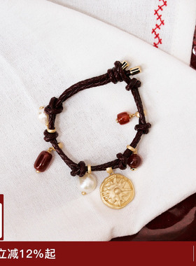 lostinecho天然珍珠玛瑙手链