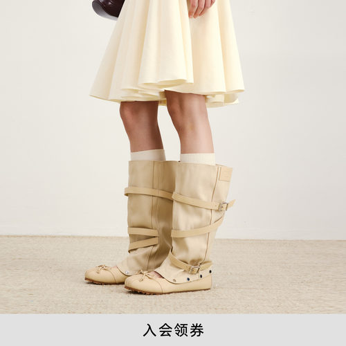 lostinecho可拆卸芭蕾舞堆堆靴