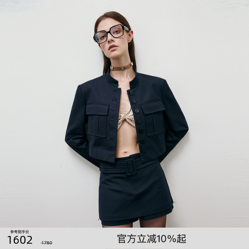 lostinecho大口袋西装短外套