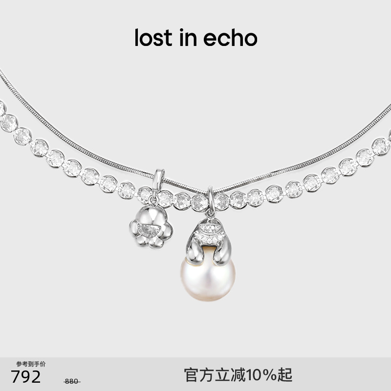 lostinecho珍珠chocker项链女