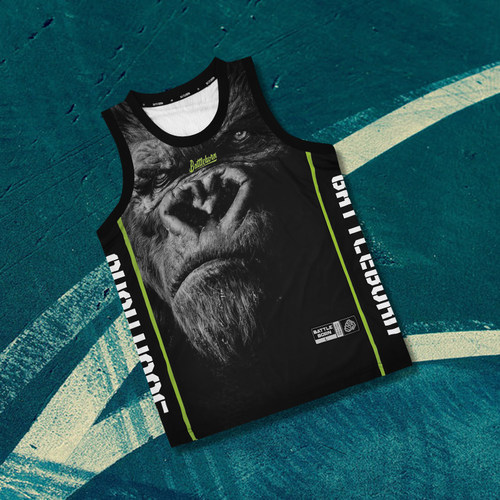 美式篮球服篮球衣速干排汗猩猩