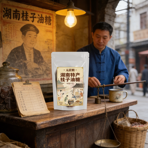 湖南特产桂子油糖桂子糖桂枝糖无蔗糖老式肉桂味零食不含糖小时候