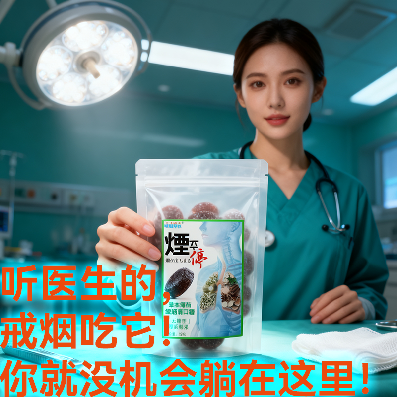 无添加剂烟立停戒烟糖戒烟神器正品新款替烟品瘾薄荷清烟润喉无糖