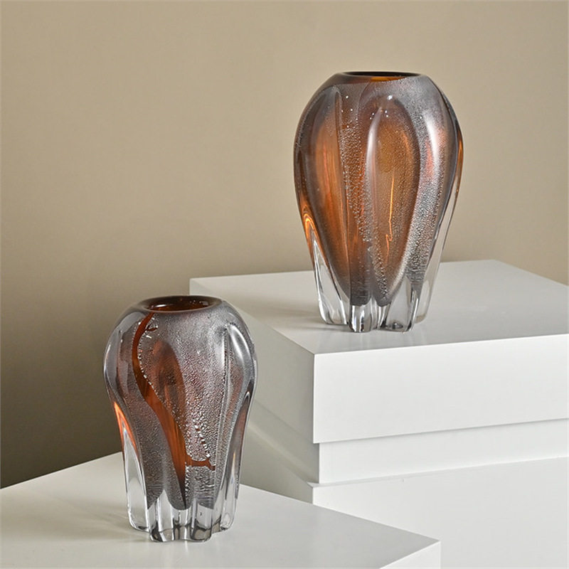 轻奢风高级感加厚玻璃花瓶客厅插花摆件餐桌茶几桌面花瓶鲜花玻璃,餐饮具,茶宠摆件,淘宝优惠券,粉丝福利购,淘宝优惠卷