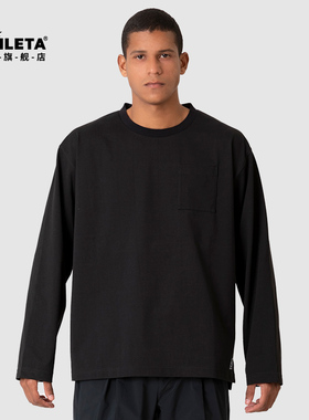 ATHLETA阿仕利塔环保长袖T恤男女款柔软透气套头圆领外套09006