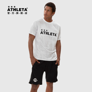 透气跑步训练服运动足球服 ATHLETA阿仕利塔速干短袖 T恤男夏季
