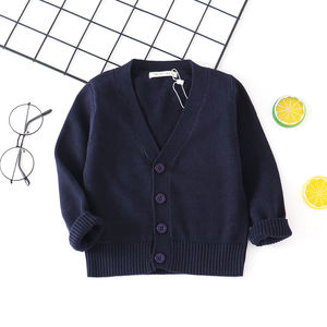 新款 韩版儿童针织衫男女开衫毛衣外套 男女童春秋薄开衫