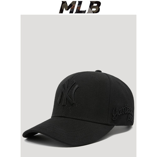 MLB全黑NY/LA可调节棒球帽