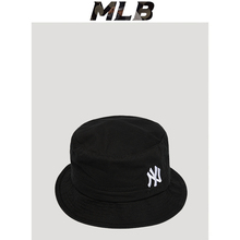 MLB遮阳帽男防晒户外女春夏新款专柜正品小标黑帽子盆帽潮渔夫帽
