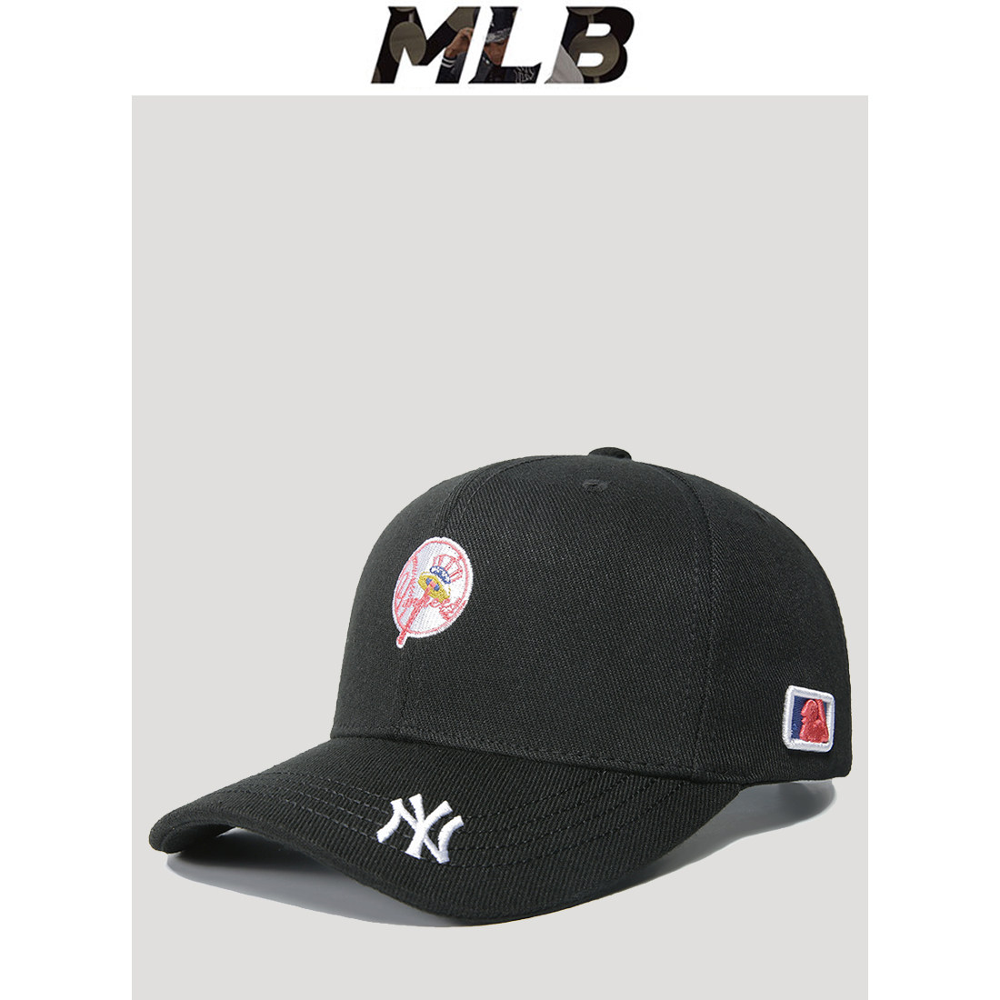 MLB经典小标鸭舌嘻哈帽