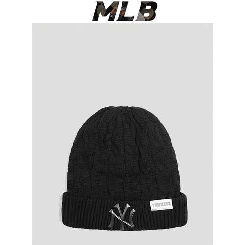 MLB新款毛线帽保暖潮牌帽