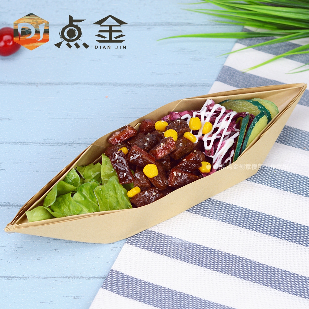 高仿真牛排船牛排杯模型仿真牛扒杯海盗q船模型食物食品模型定做