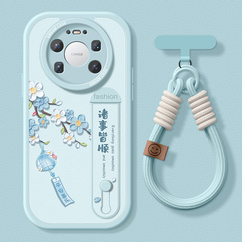 适用华为mate80pro手机壳腕带图片