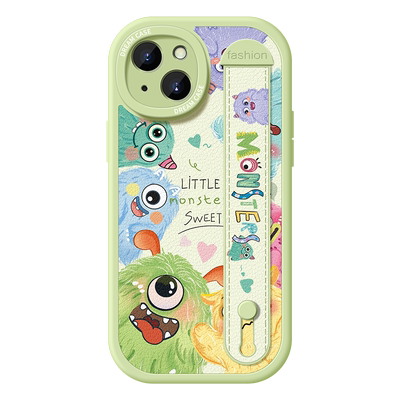 iphone15手机壳腕带支架硅胶套