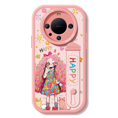 适用华为mate系列手机壳腕带软壳