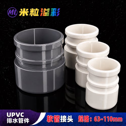 PVC农用灌溉软管接头对接75110