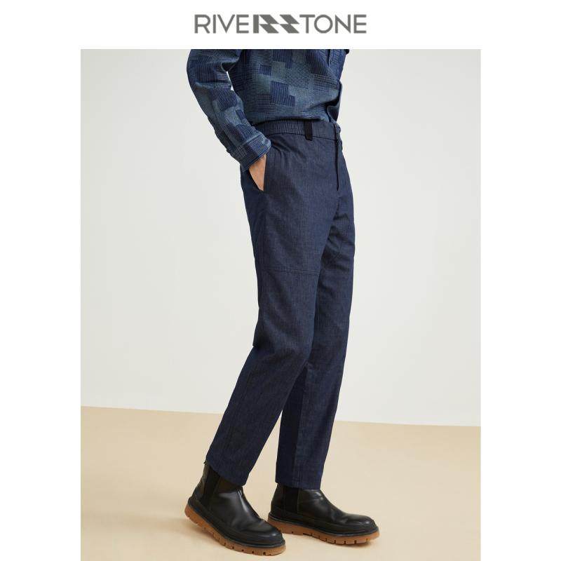 【柳哥优选】流石 百搭复古休闲裤新款抗皱耐磨宽松 KK21316539