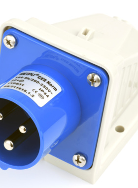 威浦航空工业插头TYP631 633 635 16A明装暗装插座移动防水连接器