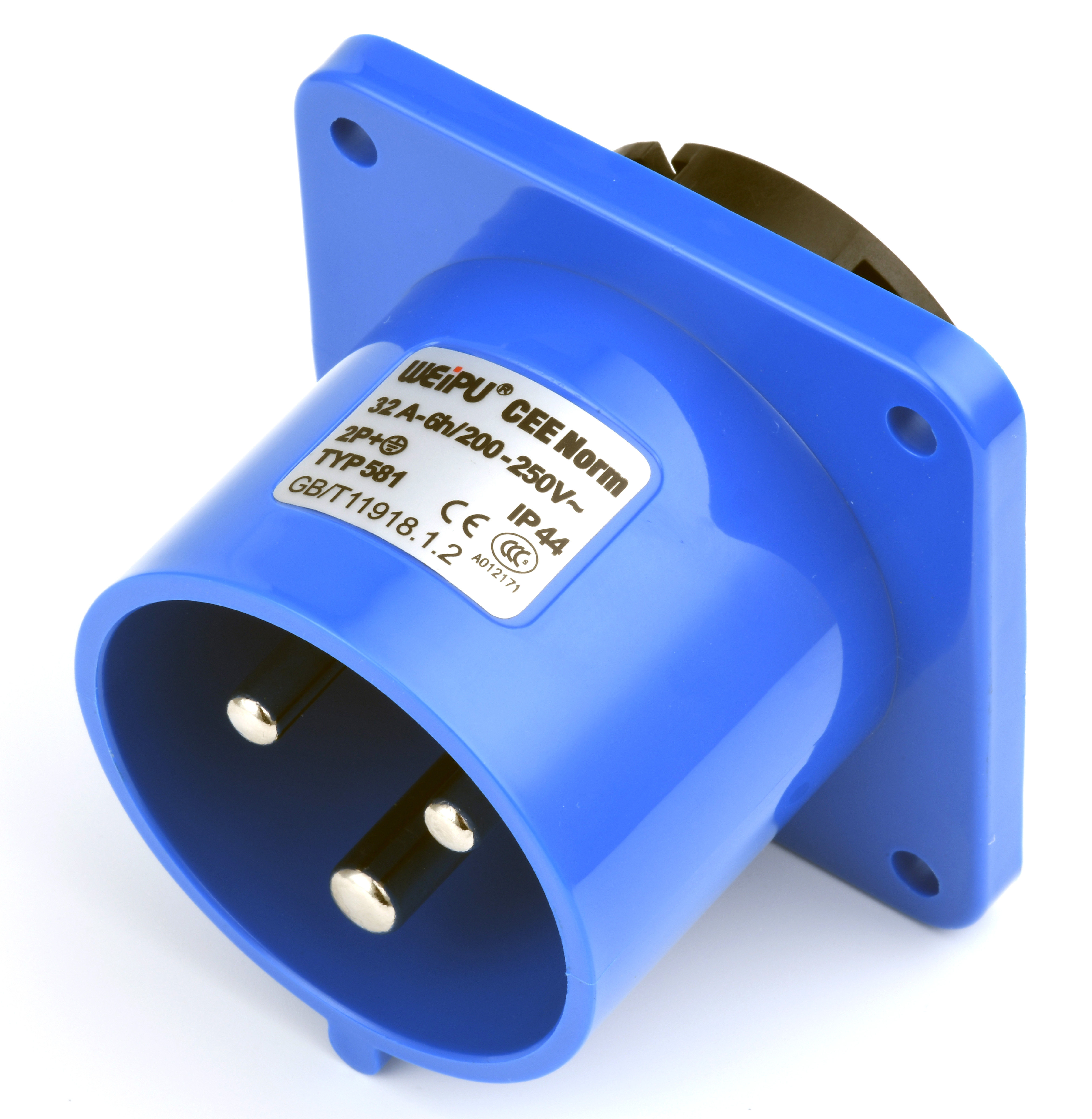 威浦航空工业插头typ581 583 585 32a明装暗装移动防水连接器