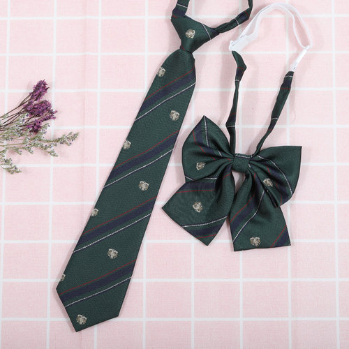 龙安豪色织涤丝韩版条纹领带包邮