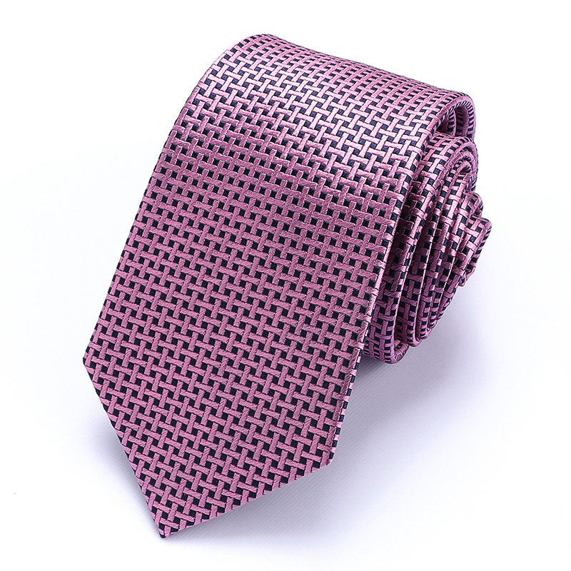 龙安豪色织真丝花纹领带包邮