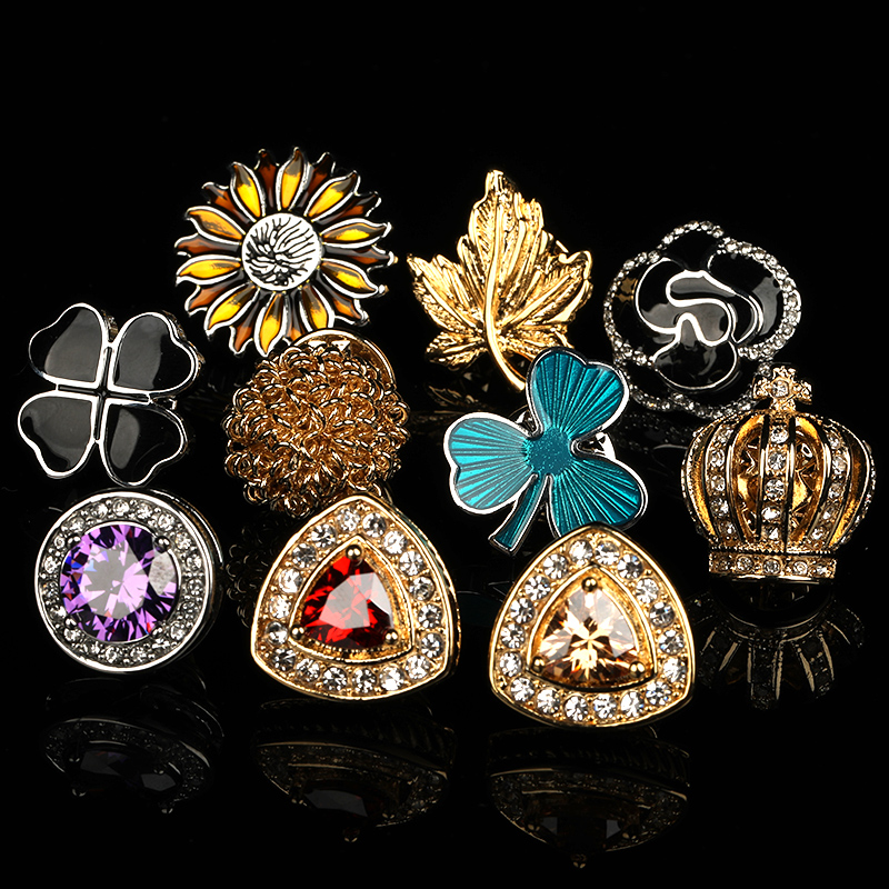 龙安豪胸针包邮时尚花纹