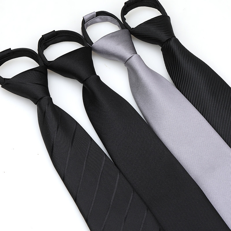 黑色免打男女商务结婚新郎懒人正装拉链式韩版窄条纹领结职业领带,服饰配件/皮带/帽子/围巾,领带,淘宝优惠券,粉丝福利购,淘宝优惠卷
