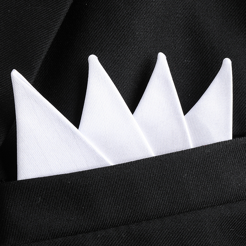 带带帅商务涤丝色织口袋巾包邮