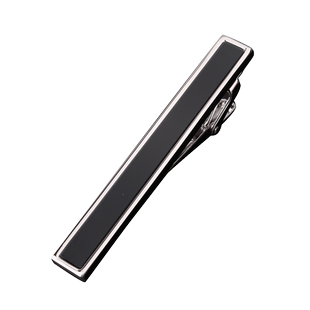 男士领带夹金色银色商务枪灰拉丝正装结婚男女别针领带夹【礼盒装