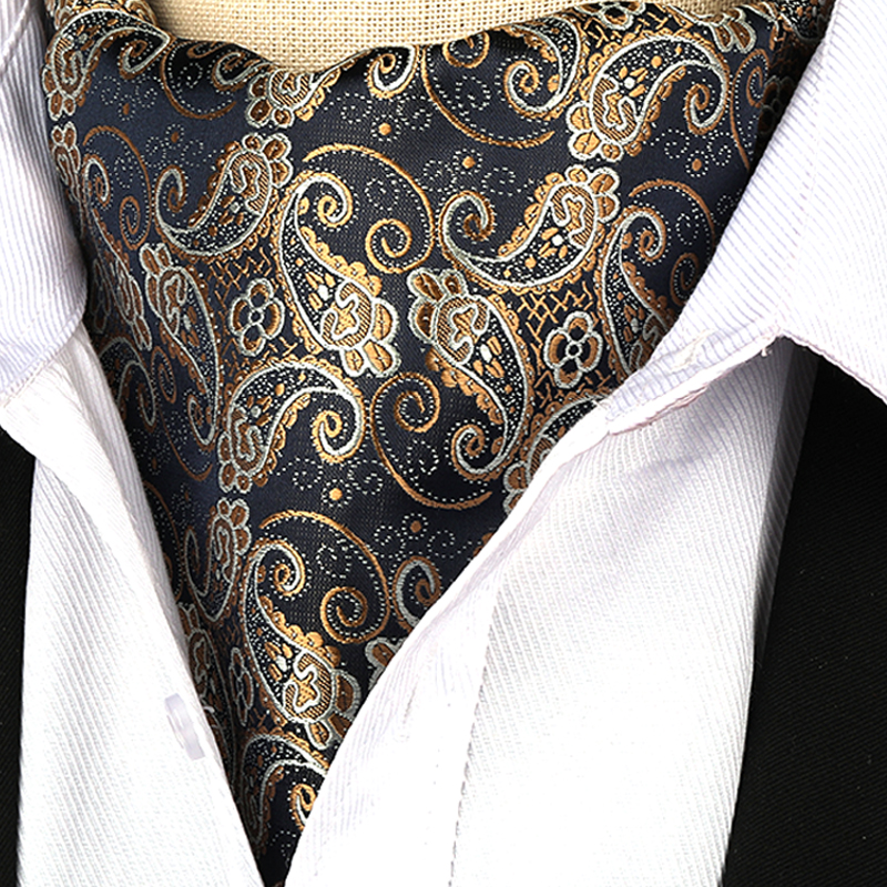 带带帅商务涤丝色织花纹领巾包邮