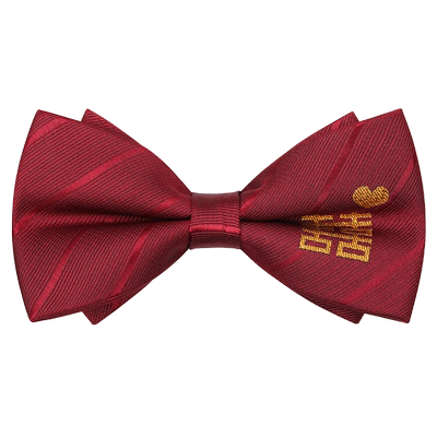 男士双层领结新郎伴郎酒红黑色正装衬衫结婚婚礼英伦韩版蝴蝶结女