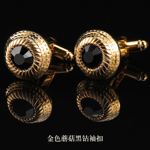 龙安豪合金金色法式袖扣包邮