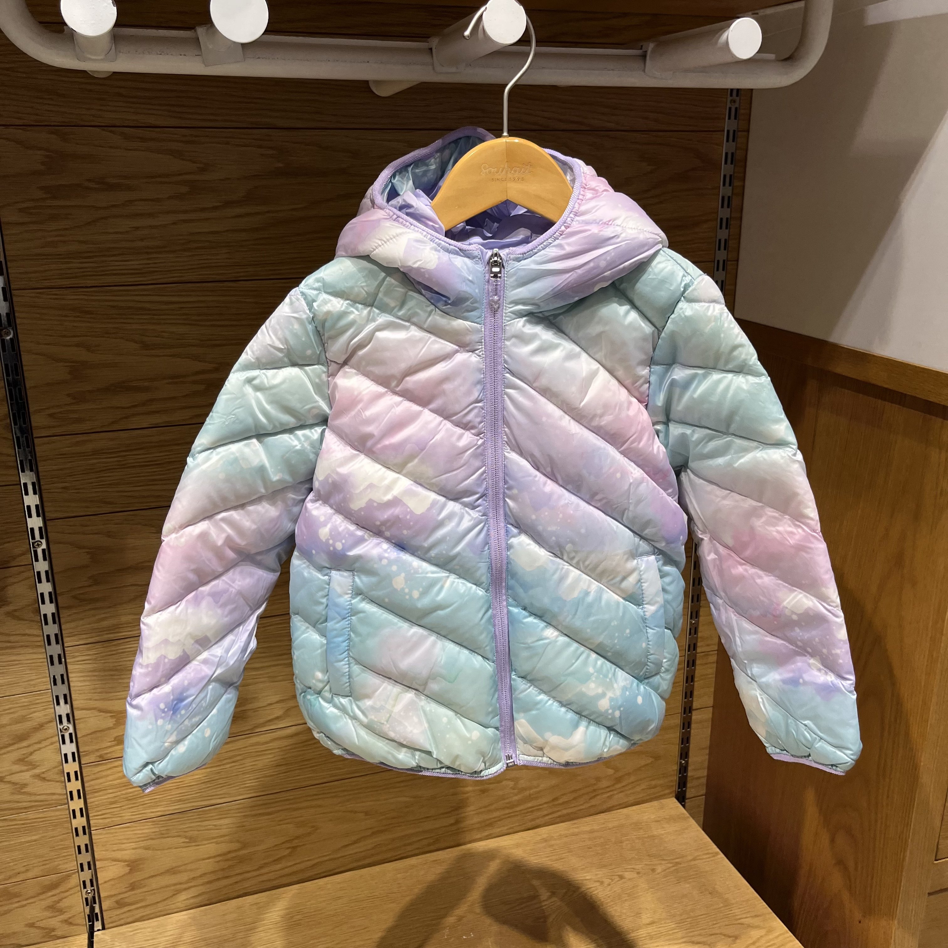 正品水孩儿童装女童秋冬装2023新款轻薄羽绒服洋气大童保暖厚外套