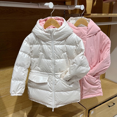 捡漏款正品水孩儿童装儿童加厚羽绒服女童冬季极寒免洗两面穿外套