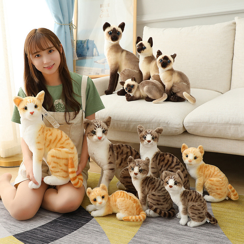 帝壹梦仿真猫抱枕公仔